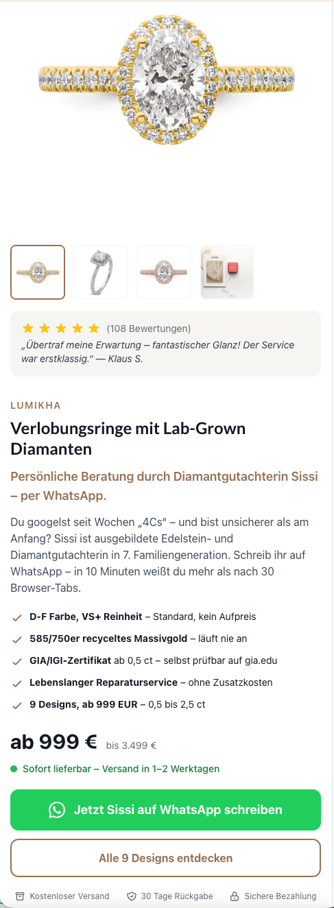 Lumikha Landing Page